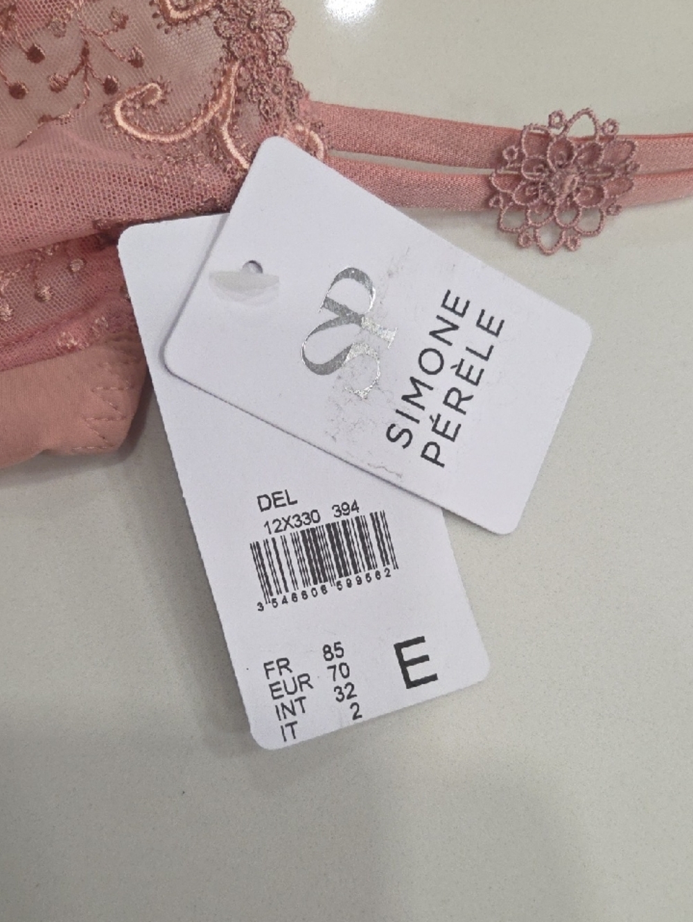 Simone Perele Rose Pink Lace Underwire Bra - Picture 2 of 3